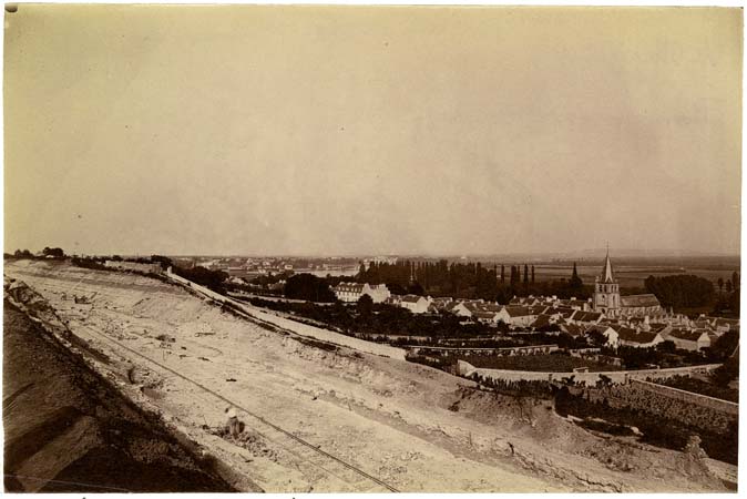 Les travaux à Andrésy (Archives départementales des Yvelines)