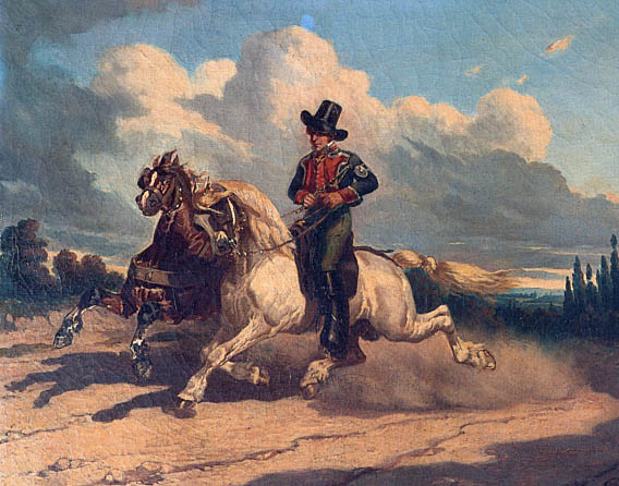 Le retour du Postillon (Connaissance des arts - Musée de la Poste)