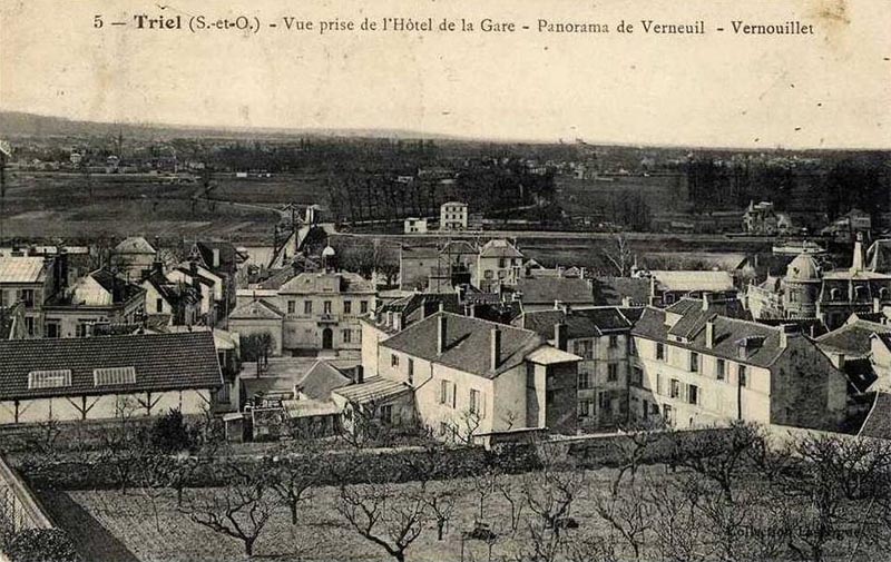 Sur la gauche, la salle de l’hôtel du Commerce où la société de gymnastique « La Vigilante » s’entraînait ID320-01-Carminati-Vigilante
