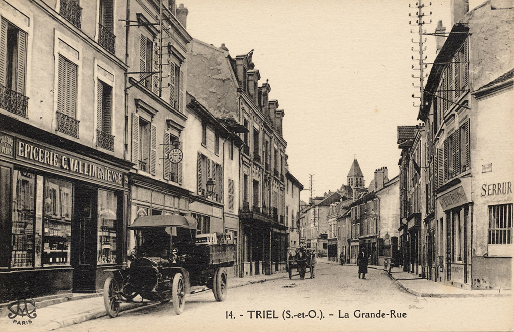 166 rue Paul Doumer, la boutique sur la droite, après le serrurier ID322-01 Taveau-Guillon - coll  Kraimps