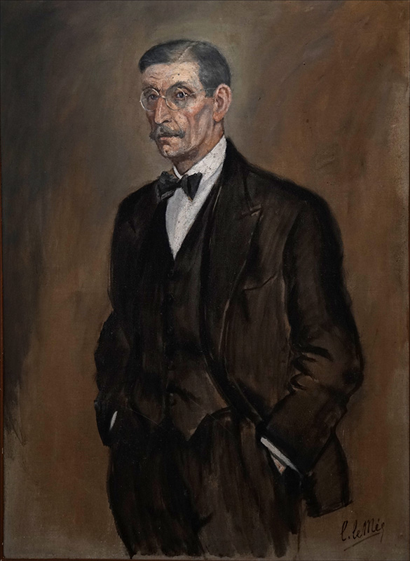 Portrait du peintre Victor Schlienger ID338 02 Expo Schlienger