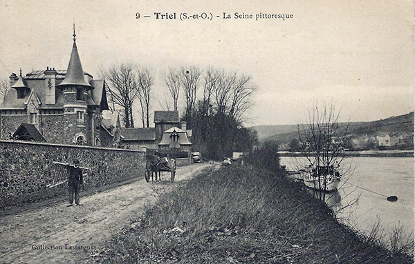 Le Castelet et le quai Aristide Briand ID355 02 Bord de Seine