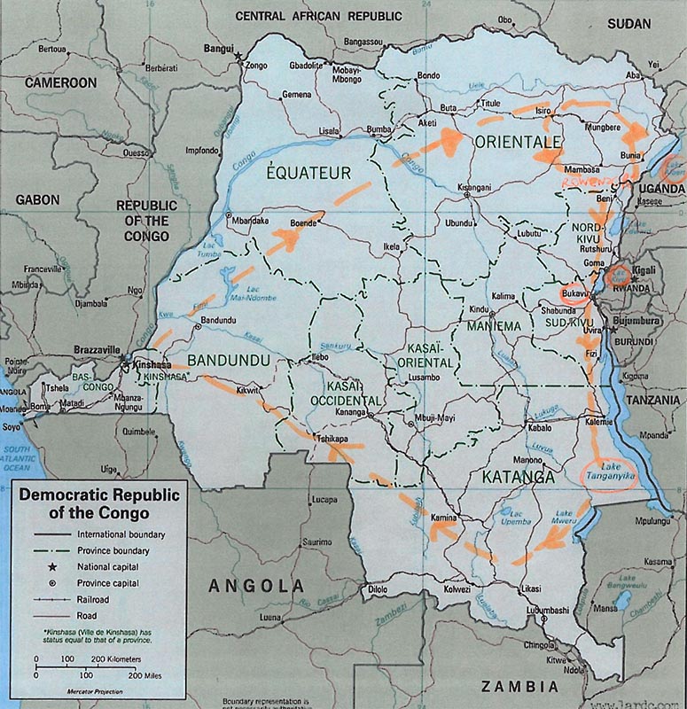 La République démocratique du Congo, ex Zaire. ID416 18 P800 MV Isy Schwart