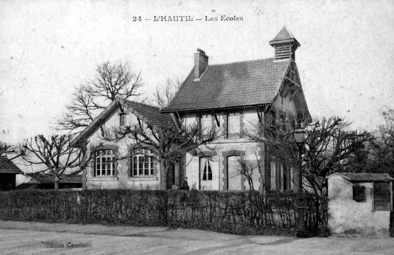 L'école de l'Hautil vers 1900 ID90_02_ecole_hautil-1900