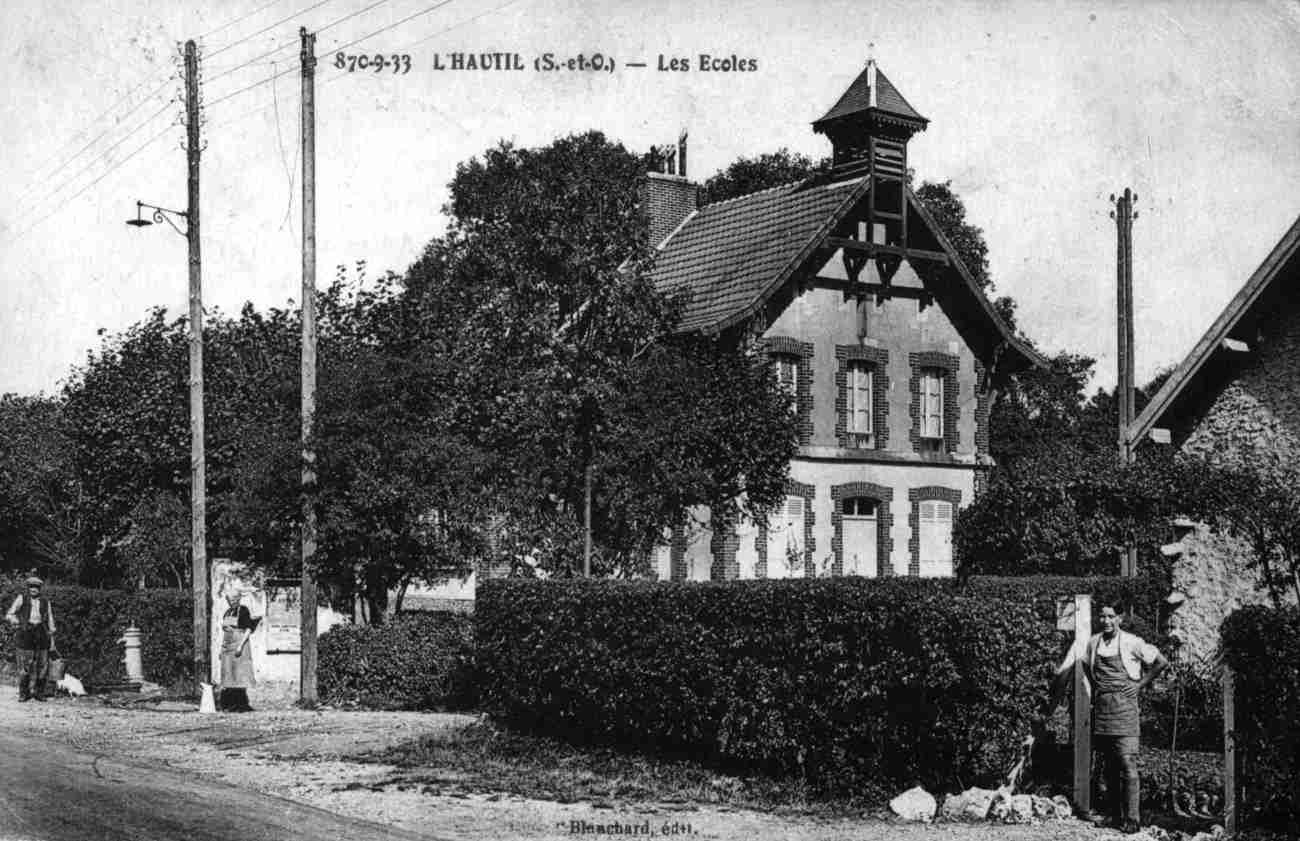 L'école de l'Hautil vers 1938 ID90_04_ecole_hautil-1938